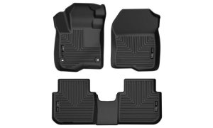 Honda CR-V Floor Liners - Front + Rear - Husky Liners - WeatherBeater - Black - `23-`24 Honda CR-V Floor Liners - Front + Rear - Husky Liners - WeatherBeater - Black - `23-`24